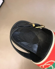 Gucci Interlocking G Web Sandals