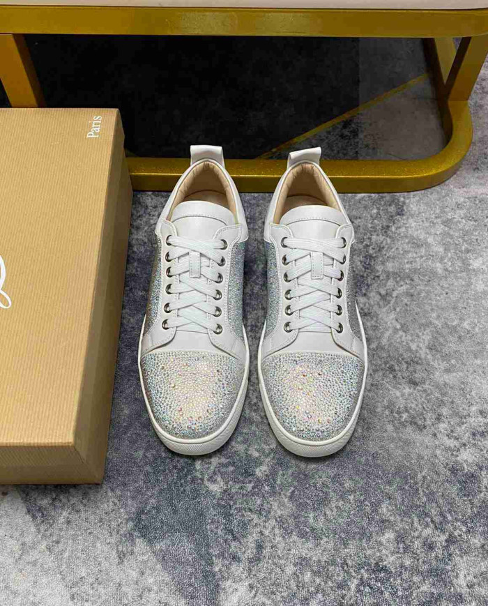 Christian Louboutin Louis Junior Men's Strass Casual Shoes