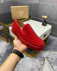 Christian Louboutin Roller Boat Men's Spike Casual Shoes