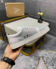 Christian Louboutin Louis Junior Men's Strass Casual Shoes