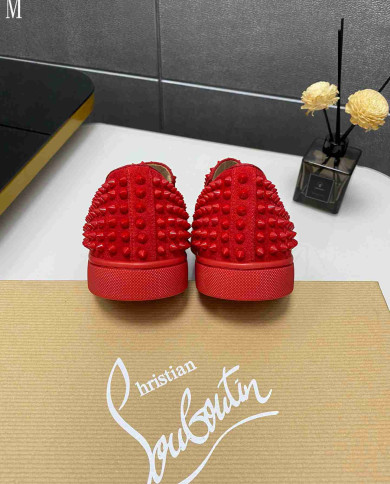 Christian Louboutin Roller Boat Men's Spike Casual Shoes