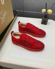 Christian Louboutin Louis Junior Men's Strass Casual Shoes