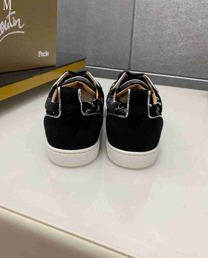 Christian Louboutin Louis Junior Orlato Men's Spiked Casual Shoes