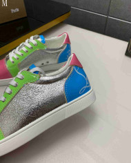 Christian Louboutin Fun Vieira Men's Colorblock Casual Shoes