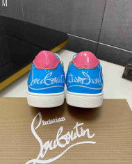 Christian Louboutin Fun Vieira Men's Colorblock Casual Shoes