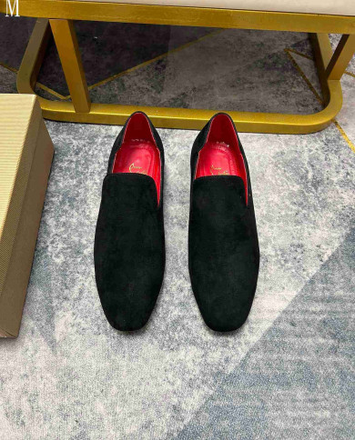 Christian Louboutin Men's Suede Loafers