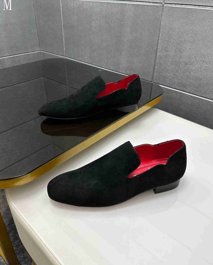 Christian Louboutin Men's Suede Loafers