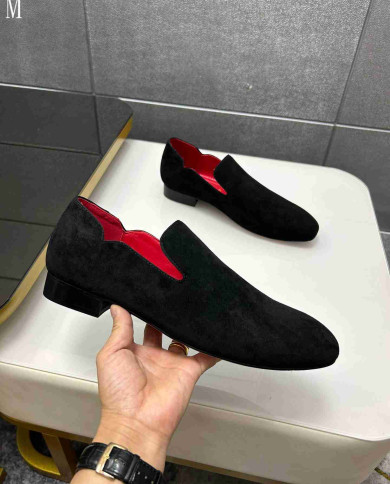 Christian Louboutin Men's Suede Loafers