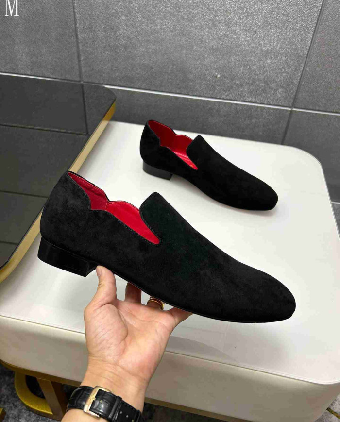 Christian Louboutin Men's Suede Loafers