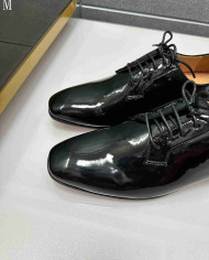 Christian Louboutin Red Bottom Men's Glossy Leather Business Formal Dress Shoes