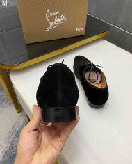 Christian Louboutin Red Sole Spliced Oxford Dress Shoes