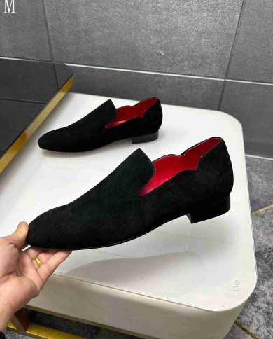 Christian Louboutin Men's Suede Loafers