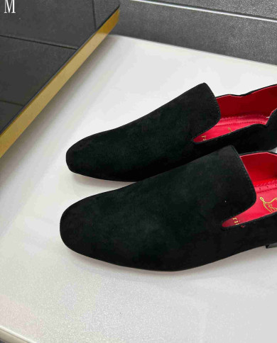 Christian Louboutin Men's Suede Loafers