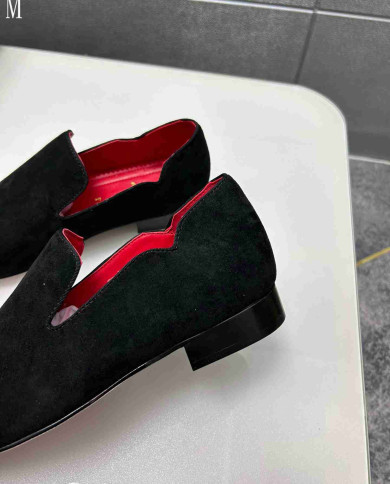 Christian Louboutin Men's Suede Loafers