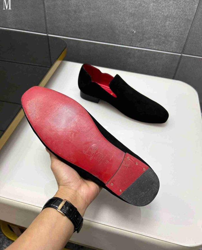 Christian Louboutin Men's Suede Loafers