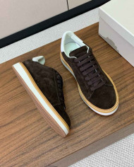 Brunello Cucinelli Men's Suede Casual Shoes