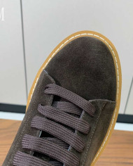 Brunello Cucinelli Men's Suede Casual Shoes