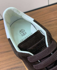 Brunello Cucinelli Men's Suede Casual Shoes