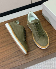 Brunello Cucinelli Men's Suede Casual Shoes