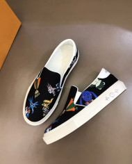 Louis Vuitton Printed Slip On Loafers