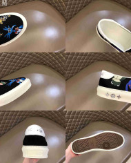 Louis Vuitton Printed Slip On Loafers