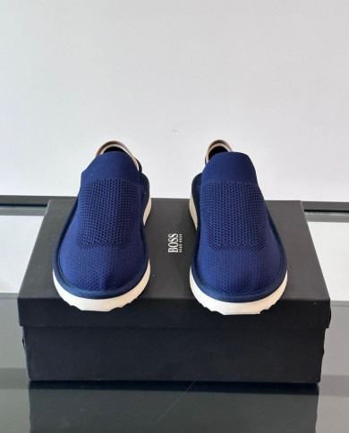 BOSS Men's Knit Slip On Casual Shoes