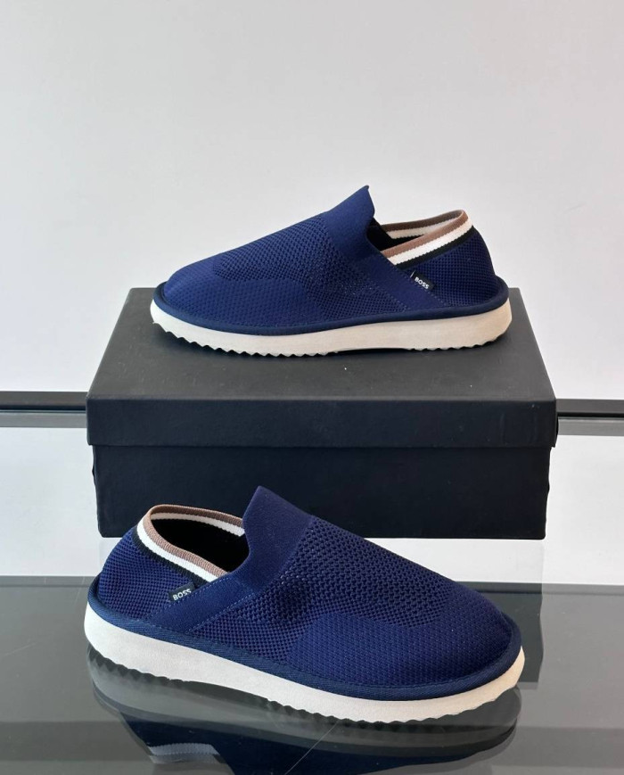 BOSS Men's Knit Slip On Casual Shoes