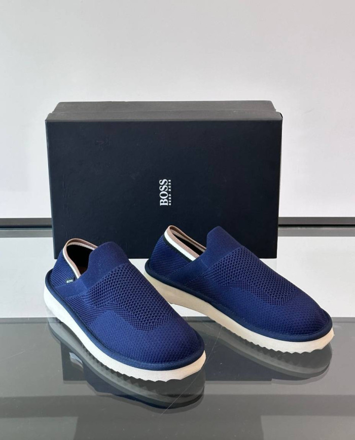 BOSS Men's Knit Slip On Casual Shoes