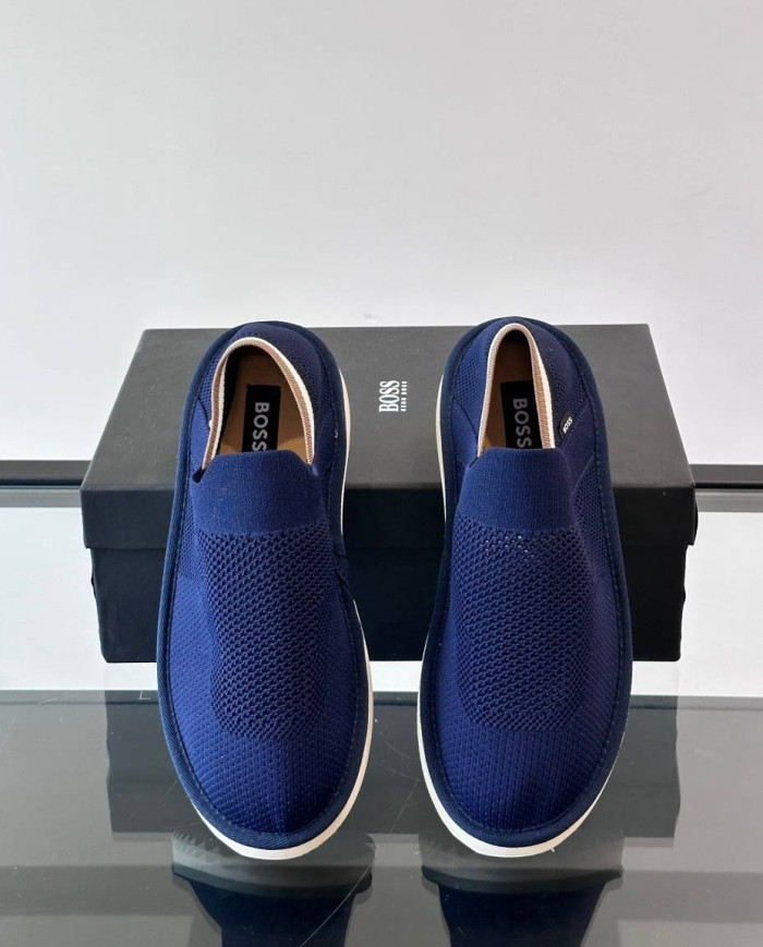 BOSS Men's Knit Slip On Casual Shoes
