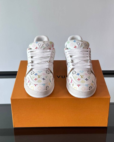 Louis Vuitton LV Trainer Multicolor Monogram Casual Sneakers