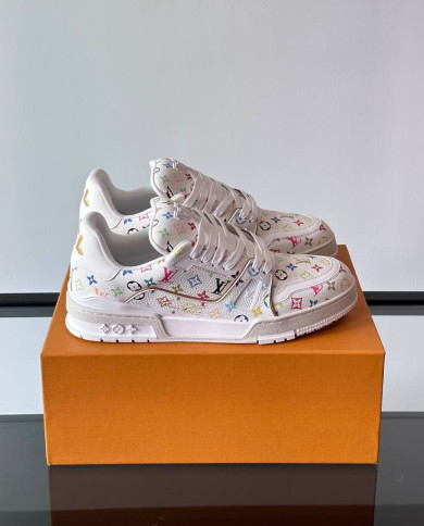 Louis Vuitton LV Trainer Multicolor Monogram Casual Sneakers