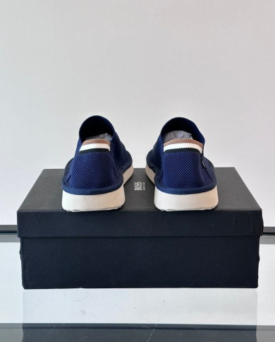 BOSS Men's Knit Slip On Casual Shoes