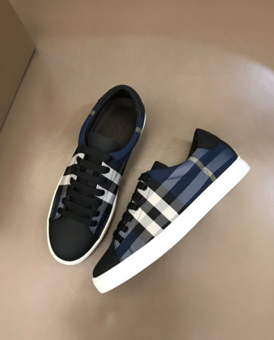 Burberry Check Pattern Casual Shoes