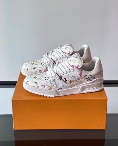 Louis Vuitton LV Trainer Multicolor Monogram Casual Sneakers