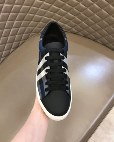 Burberry Check Pattern Casual Shoes