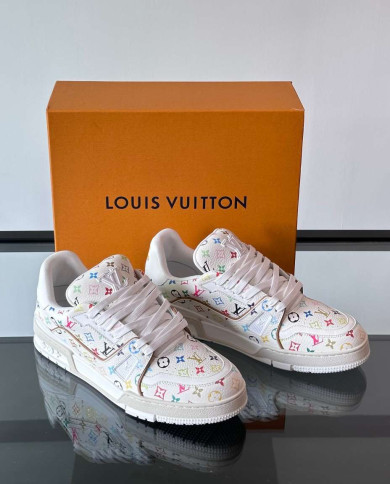 Louis Vuitton LV Trainer Multicolor Monogram Casual Sneakers