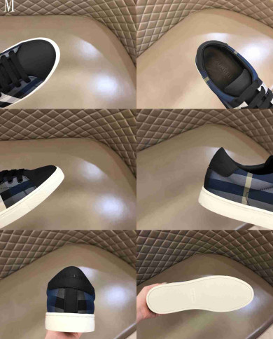 Burberry Check Pattern Casual Shoes