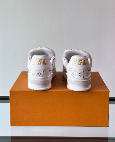 Louis Vuitton LV Trainer Multicolor Monogram Casual Sneakers