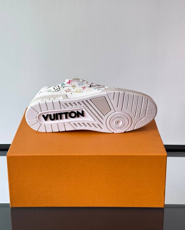 Louis Vuitton LV Trainer Multicolor Monogram Casual Sneakers