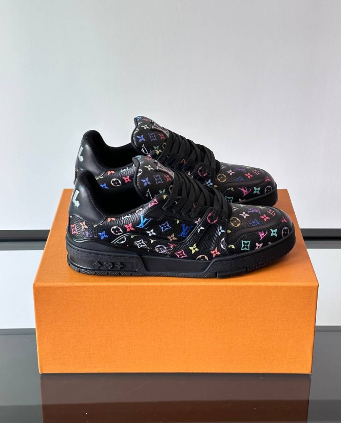 Louis Vuitton LV Trainer Multicolor Monogram Casual Sneakers