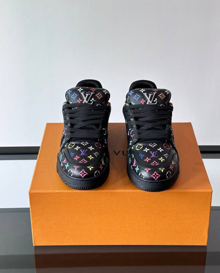 Louis Vuitton LV Trainer Multicolor Monogram Casual Sneakers