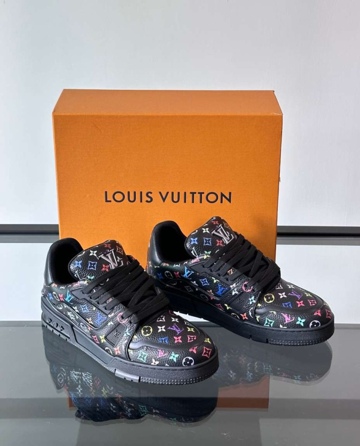 Louis Vuitton LV Trainer Multicolor Monogram Casual Sneakers