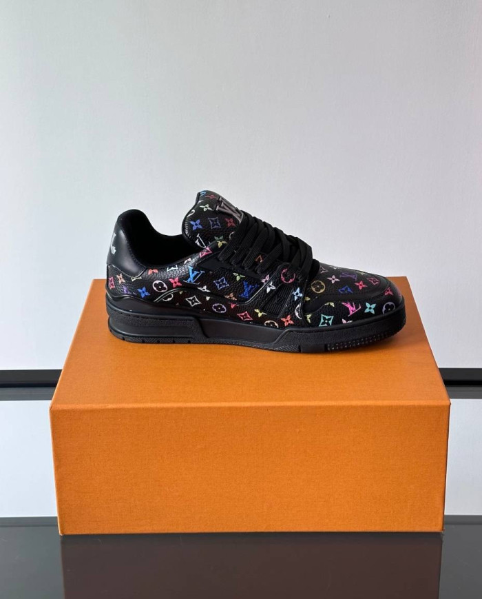 Louis Vuitton LV Trainer Multicolor Monogram Casual Sneakers