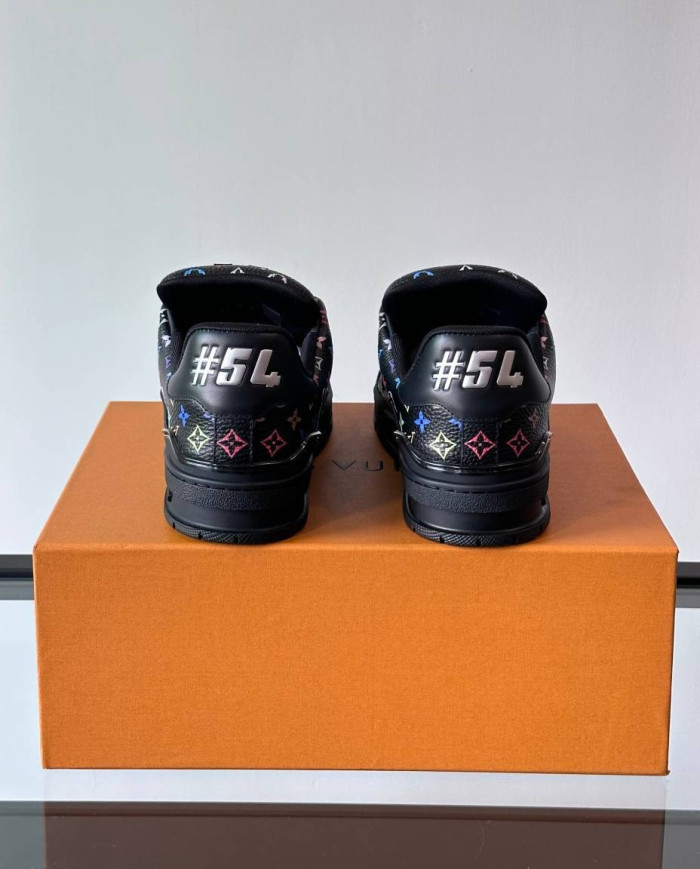 Louis Vuitton LV Trainer Multicolor Monogram Casual Sneakers