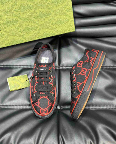 Gucci 1977 All Over GG Logo Casual Sneakers