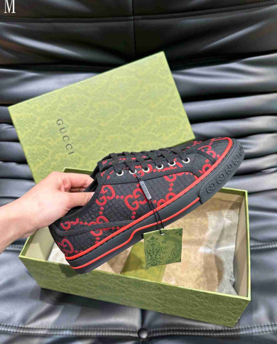 Gucci 1977 All Over GG Logo Casual Sneakers
