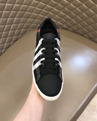 Burberry Classic Plaid Low Top Lace Up Casual Sneakers