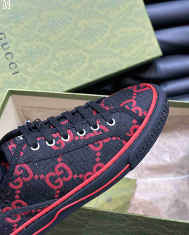 Gucci 1977 All Over GG Logo Casual Sneakers