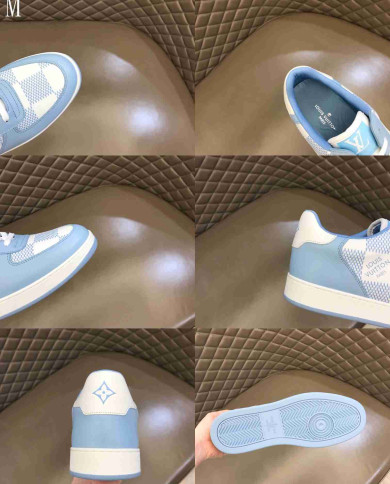 Louis Vuitton Damier Pattern Low Top Casual Sneakers