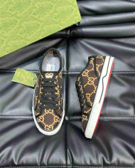 Gucci 1977 All Over GG Logo Casual Sneakers